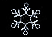 Снежинка из дюралайта LED-XM(FR)-2D-CK012-W-24