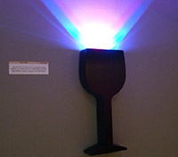 Настенный светодиодный светильник Glass RG