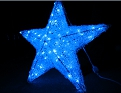 Световая 3D фигура звезды PHS-038-220V BLUE+WHITE