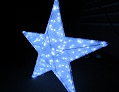 Световая 3D фигура звезды PHS-035-220V BLUE